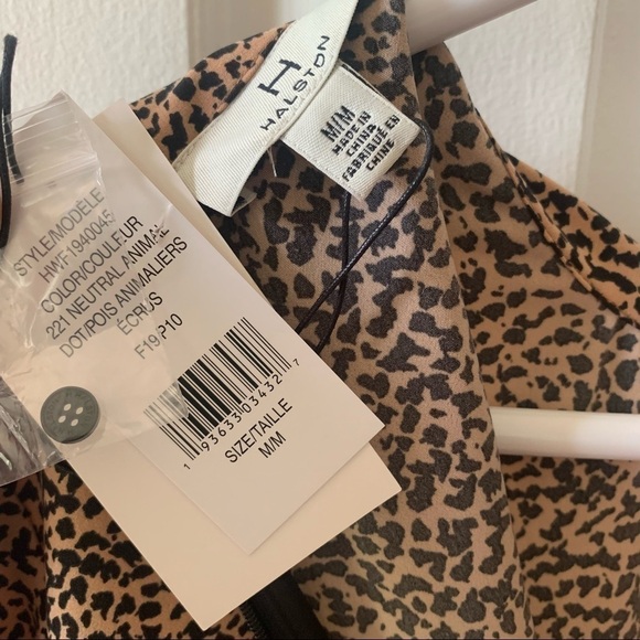 H by Halston Leopard Twisted Neck Dress - Picture 6 of 8